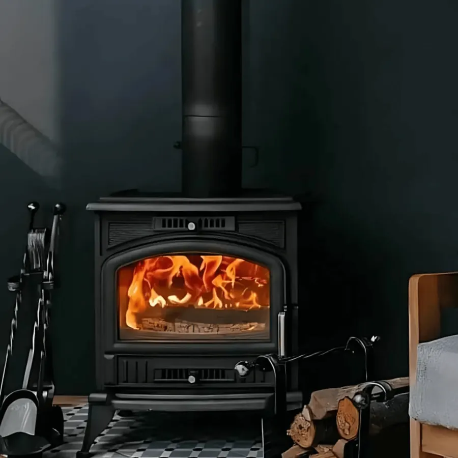 Kratki K6 6kW Polish engineered closed combustion wood fireplace